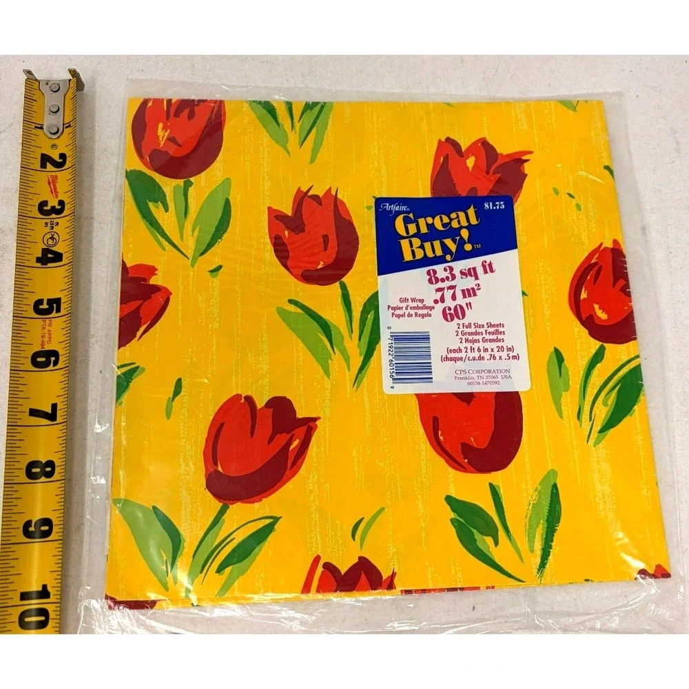 Lot of Vintage New Gift Wrap Tissue Paper Packs Hallmark  Artfaire Mixed